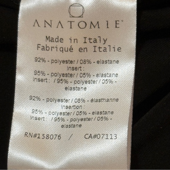 Anatomie Black Lace Detail Long Sleeve Top - Picture 10 of 11